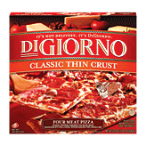 Digiorno Pizza Thin Crispy Crust Four Meat Full-Size Picture